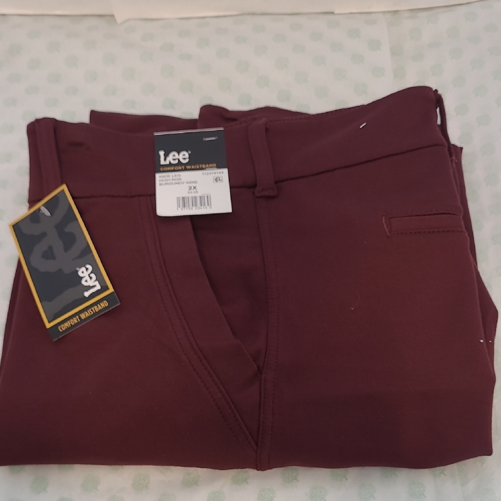 Lee® Women's Plus Pull-On Comfort Waist A-Line Knit Pant